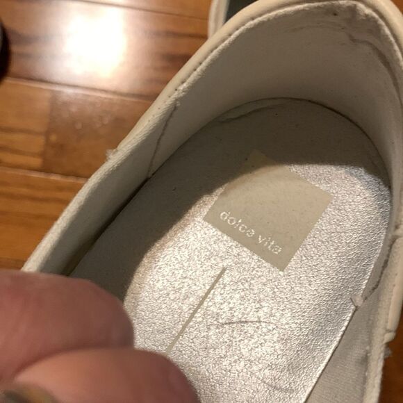 Dolce Vita Zoey sneakers Size 10 NEW. Cream/whiteish - Picture 5 of 8